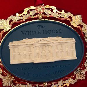 2000 White House Christmas Ornament, 200th Anniversary Ornament